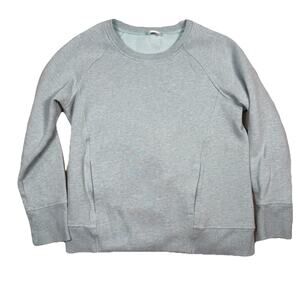 lululemon athletica On Track Blue-Gray Pullover Sweatshirt